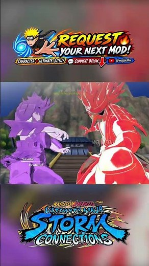 Susanoo Armor Itachi & Sasuke Team Ultimate Jutsu MOD 🔥 | Naruto Storm Connections #Shorts