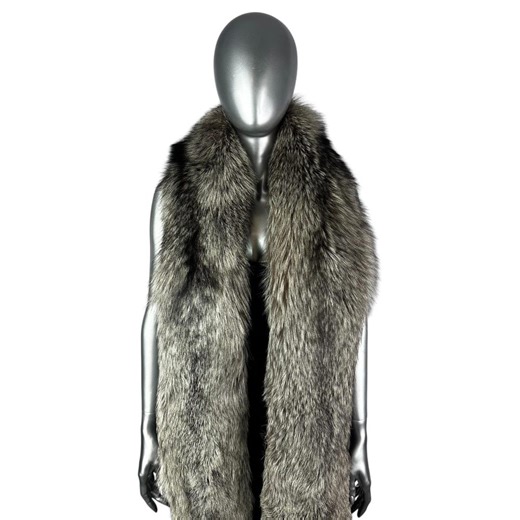 SILVER FOX Boa W/tails, 110” L, Certified Vintage Fur - Etsy