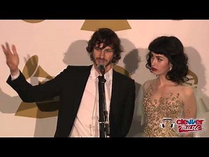 Gotye & Kimbra Interview- 2013 Grammy Awards Backstage