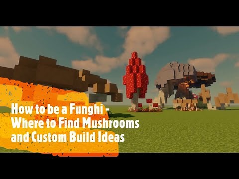 How to Obtain & Build Custom Mushrooms - Mushroom Blocks the MOST Under Rated Block - Minecraft 1.16