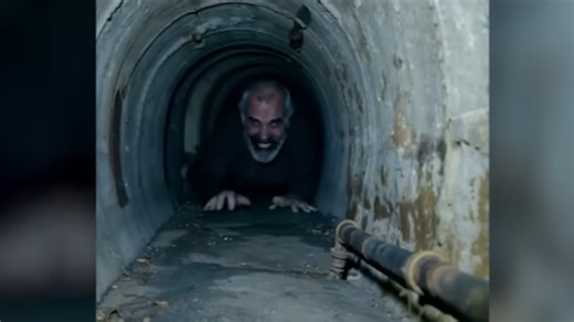 Watch what happens when a shadow moves in an empty hallway