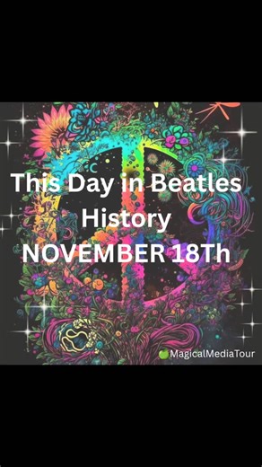 🍏On November 18th The Beatles were everywhere, onstage in Hamburg, celebrated in London, and even breaking into American TV for the very first time. A day packed with milestones, awards, and the spark that helped ignite Beatlemania across the Atlantic. ✨ #TheBeatles #BeatlesHistory #JohnLennon #PaulMcCartney #GeorgeHarrison #RingoStarr #Beatlemania #60sMusic #OnThisDay #MusicHistory #BritishInvasion #LiverpoolLegends #BeatlesReels #FabFourForever | Magical Media Tour