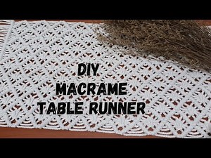 DIY | Tutorial Taplak Meja Macrame | Macrame Table Runner | #diytablerunner