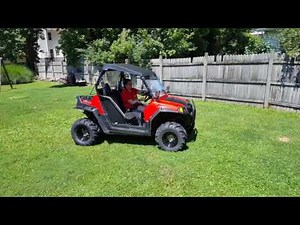 RZR 570 Super HP2 Flowmaster Muffler drive by.