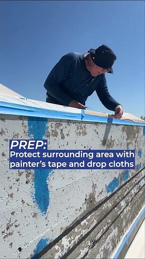 Blue Max vs leaking concrete wall | Who Wins? #waterproofing #diy #elastomeric