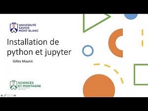 Installation de python et jupyter sous windows via Anaconda