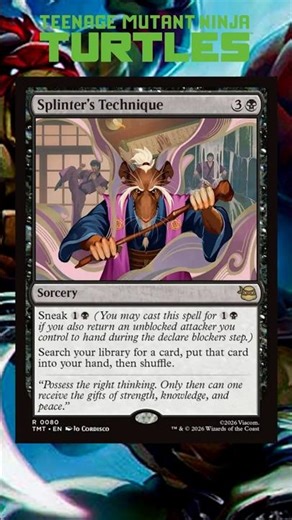 Splinter's Technique - MTG TMNT Standard Potential #MTGTMT #MGTCG
