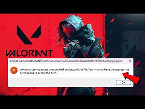 Windows Cannot Access Specified Device Path or File You May Not Have Appropriate Permissions FIX