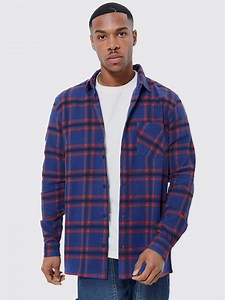 Buy BoohooMAN Checked Casual Shirt -  - Apparel for Men
