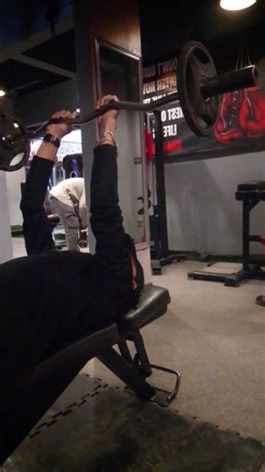 Wednesday 14.01.26 the upper triceps workout with C rod