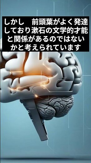 夏目漱石の脳は東大に保管されている #夏目漱石#漱石#脳#医学#解剖#文学#東京大学#標本#貴重な資料