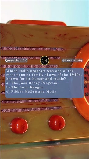 1940s Quiz #2 - Music, TV, Toys, and More... (1940s radio program)