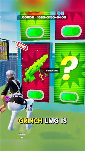 I LEAKED THE GRINCH LMG IN SUPER 1V1 FFA😱 #fortnite