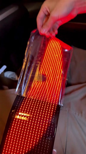 Car windshield led display!#cargoodthing #car #carlover #ledlight #fyp