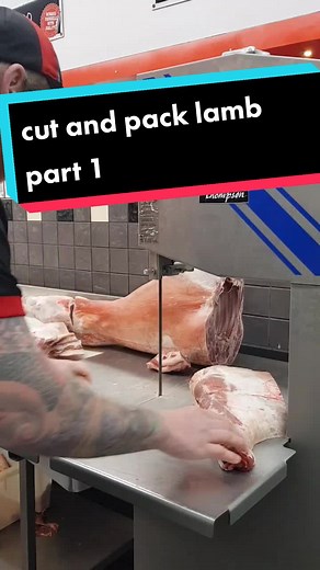 cut and pack lamb part 1 #lamb #meatprocessing #grassfed #butcher #meat #meateater #bbq