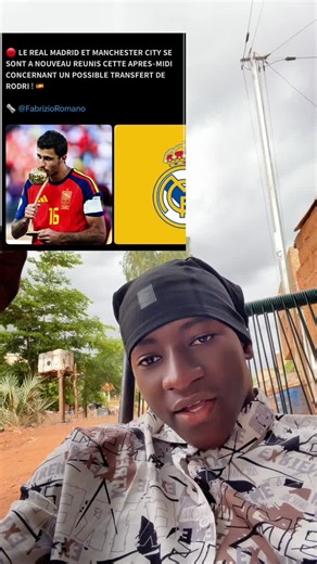 LE REAL MADRID ET MANCHESTER CITY SE SONT A NOUVEAU REUNIS CETTE APRES-MIDI CONCERNANT UN POSSIBLE TRANSFERT DE RODRI! @FabrizioRomano
