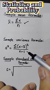 27K views · 1.1K reactions | STATISTICS AND PROBABILITY: Symbols and Formula That You Need To Know #statisticsandprobability | Mathematics Tutorial | Facebook