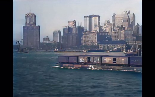 超高清彩色历史影像：百年前的美国纽约（1920）