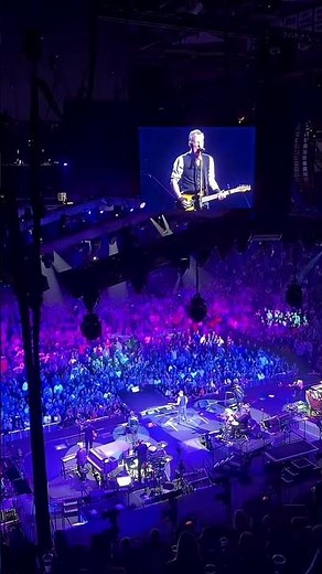Bruce Springsteen and the E Street Band perform “Youngstown” at Rocket Arena in Cleveland.