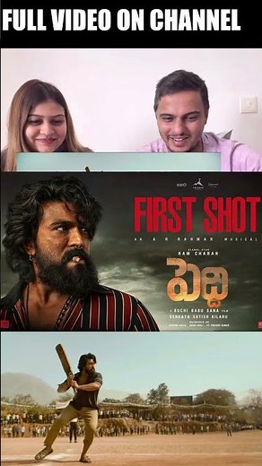 Peddi First Shot Glimpse (Telugu) | Ram Charan | Janhvi Kapoor | A R Rahman | Buchi Babu Sana