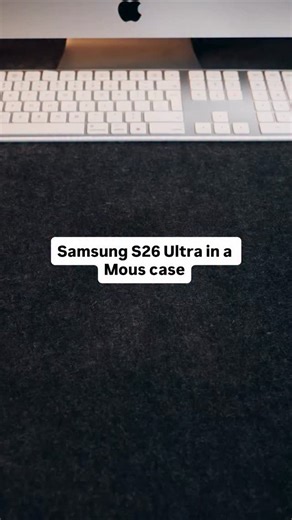 Unboxing the new S26 Ultra - straight into a Mous case #Mous #SamsungS26 #MousCase | Mous