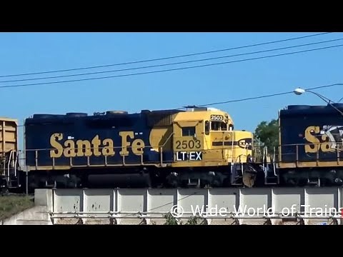 Over 100 Old Engines In This Train Video! SD40 GP38 GP40 GP35 and More Pulling Big freight Trains!