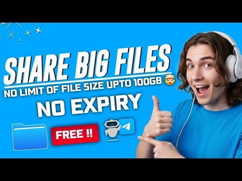 BEST WAY TO SHARE YOUR FILES ✅️ BEST TELEGRAM BOT SHARE FILES UPTO 1000GB 📂