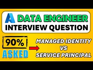 Tips and Tricks- Azure Data Engineering Interview Questions | Managed Identity vs Service Principal