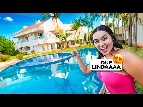 REAÇÃO MINHA NAMORADA AO CONHECER A MINHA NOVA MANSÃO AOS 27 ANOS !!! 😱❤️