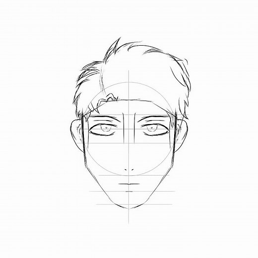 ✍️ Front Face Line Art | Clean Line Drawing Tutorial of Human Face 🎨