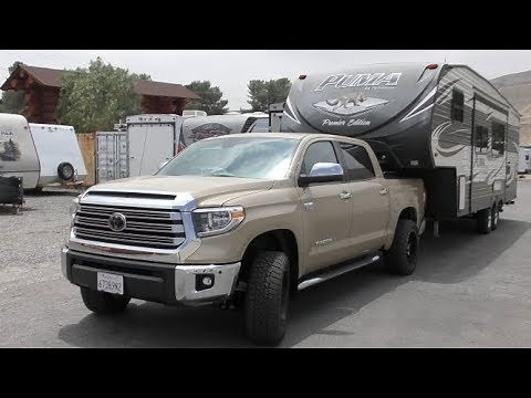 Toyota Tundra Tows 5th Wheel, Reviewing Camping Trip to Hoover Dam