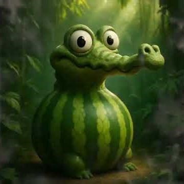 watermelon crocodile 2