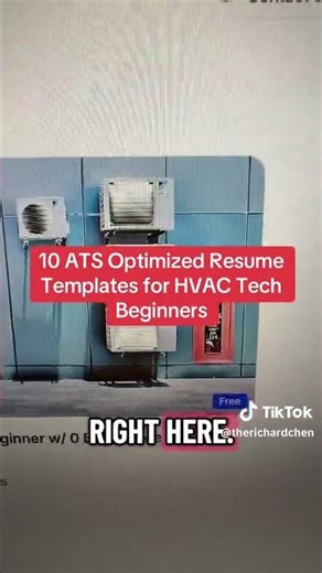 🔍 10 ATS Optimized Resume Templates for HVAC Tech Beginners 📄