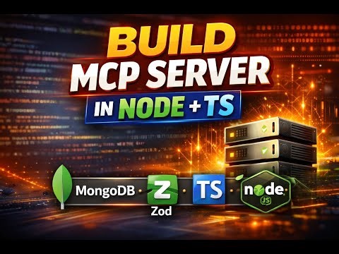 Node.js MongoDB MCP Server Tutorial (2026) | TypeScript, Zod Validation & STDIO MCP API