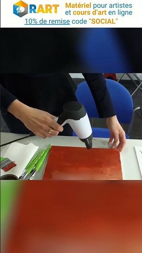 Accélérez le Séchage de vos Peintures Acryliques!