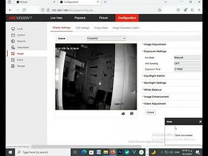 How to Setting Hikvision IP camera Exposure
