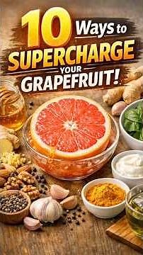 Powerful Grapefruit Combos That Boost Immunity & Burn Fat Naturally #grapefruit#healthtips