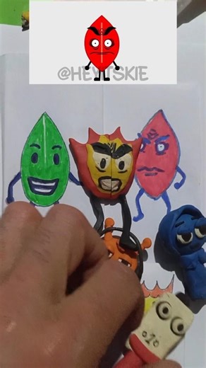 My Sprunki OC: Firey Phase 1-2(from BFD #sprunki #incrediboxsprunki#clay #drawing#banban4#art