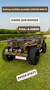 81K views · 2.4K reactions | AVAILABLE ON ORDER_99929-31671 DM FOR MORE INFO #jeep #vintage #willys #jodhpur #jaipur #kerala #kochi #coimbatore #pune #hyderabad #gujarat #vintagestyle #viral #jeeplife #canada #california #australia #canadian #uae #punjab #pune | Harsh jain motor jeeps | Facebook