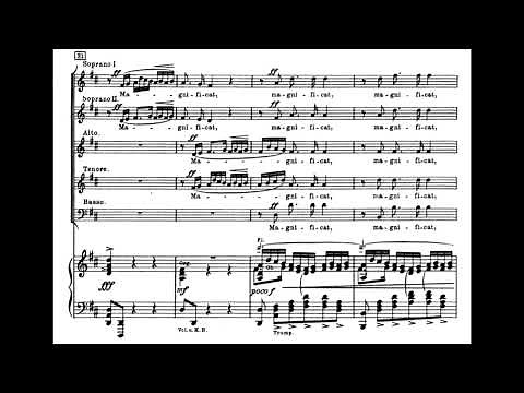 Magnificat (BWV 243 - J.S. Bach) Score Animation