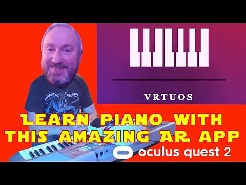 Learn Piano/Keyboard with VR - VRtuos a free Augmented Reality app - Quest 2