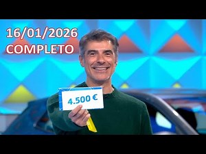 La Ruleta de la Suerte 16/1/2026 Completo