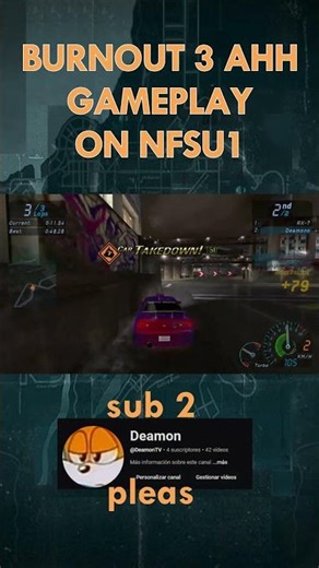 burnout 3 ahh gameplay #needforspeed #gaming