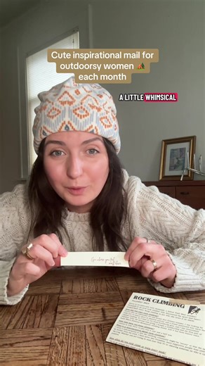 Welcome to Day 2 of the Trail Mail Unboxing Chronicles! Today we’re talking about the small but super cute monthly inspirational quote included each month!! #outdoorsygirl #naturegirl #whimsy #campingtrip #nationalparks