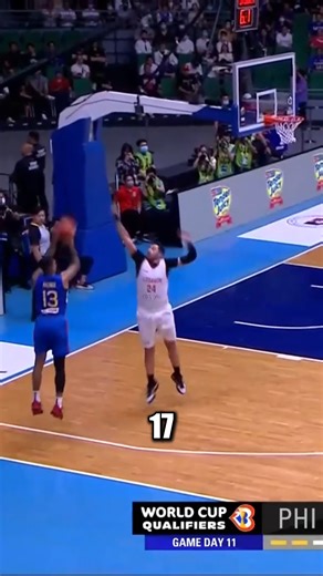 Philippines set the record for most threes in a 2023 Asian Qualifiers game 🇵🇭🔥 #FIBAWC | FIBA