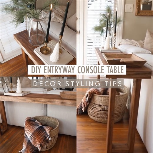 122K views · 611 reactions | Cheap Entryway Table Project *How To* | XO, MaCenna | Facebook