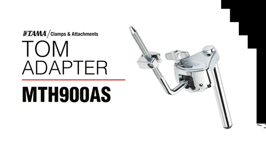 Quickly add a rack tom to a variety of stands with the MTH900AS single tom mount. | Tama Drums