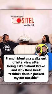 19K views · 152 reactions | French Montana walks out of interview after being asked about Drake and Rick Ross beef: ‘I think I double parked my car outside’  | Traps N Trunks | Facebook