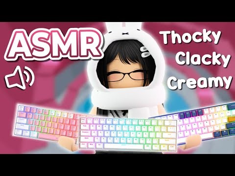 𖹭 roblox asmr - which KEYBOARD sounds the BEST?? (tower of hell)