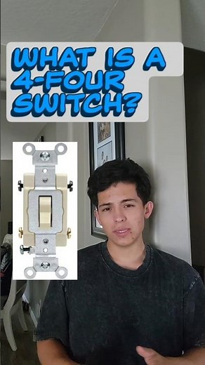 What's a four way switch?#tradeschool #electrical #fourwayswitch